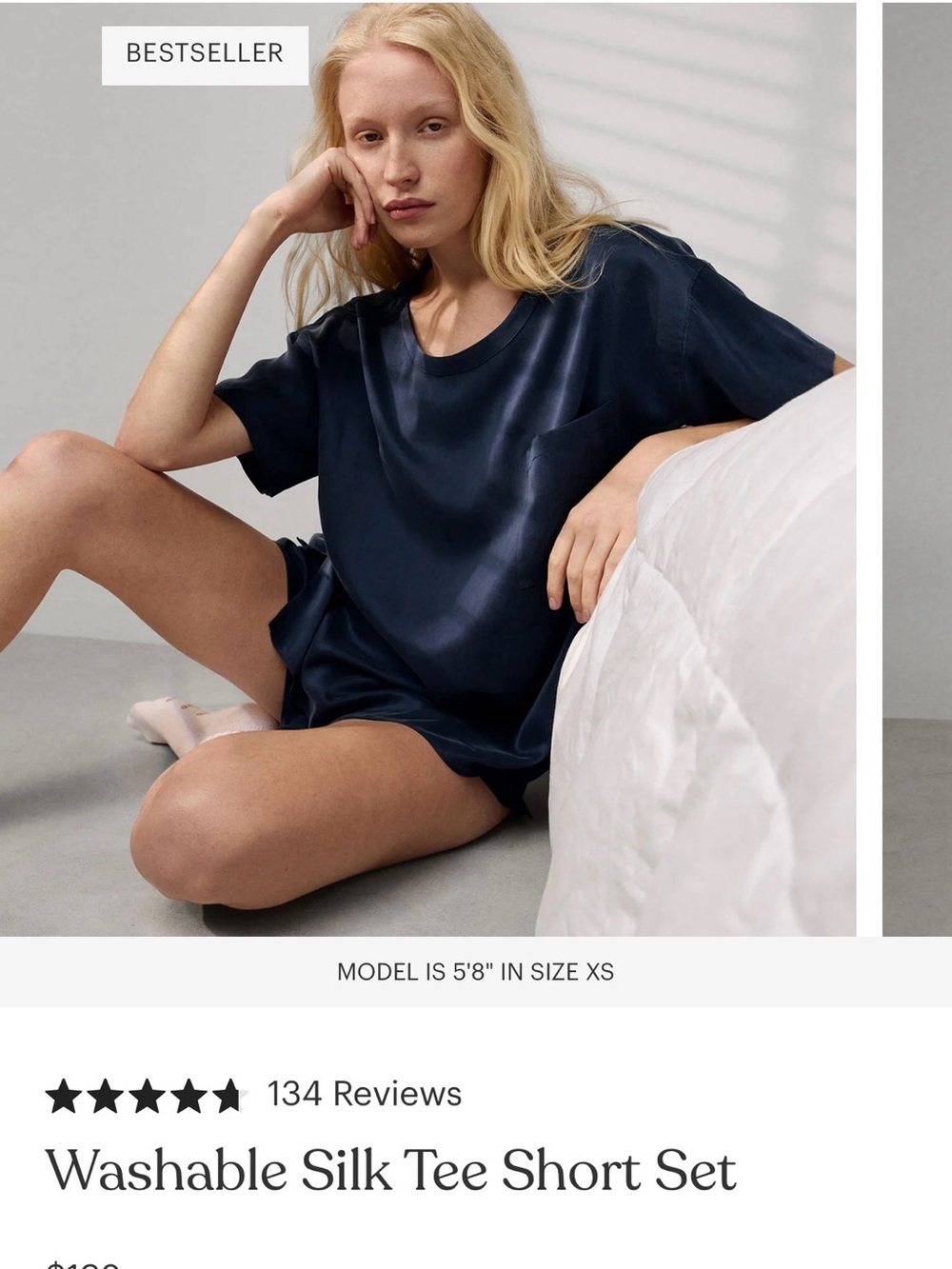 Lunya Sage Green Silk pajama SET